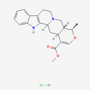 molecular formula C21H25ClN2O3 B1678822 劳巴斯碱盐酸盐 CAS No. 4373-34-6