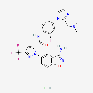 B1678835 Razaxaban Hydrochloride CAS No. 405940-76-3