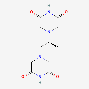 B1678840 (S)-4,4'-(1-Methyl-1,2-ethanediyl)bis-2,6-piperazinedione CAS No. 24613-06-7