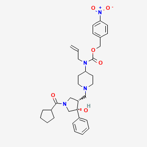 molecular formula C33H42N4O6 B1678858 尼韦罗韦 CAS No. 934740-33-7