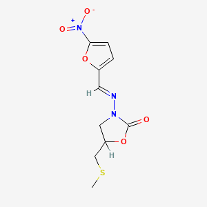 molecular formula C10H11N3O5S B1678861 硝呋太尔 CAS No. 4936-47-4