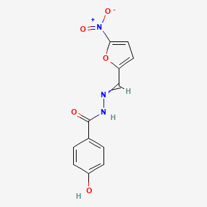 molecular formula C12H9N3O5 B1678864 硝呋罗杀菌剂 CAS No. 965-52-6