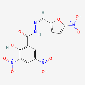 molecular formula C12H7N5O9 B1678867 硝呋唑 CAS No. 16915-70-1