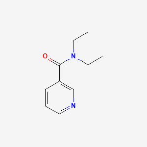 molecular formula C10H14N2O B1678874 尼可刹米 CAS No. 59-26-7