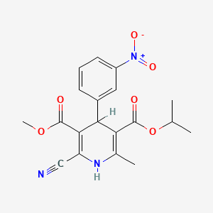 molecular formula C19H19N3O6 B1678883 尼尔伐地平 CAS No. 75530-68-6
