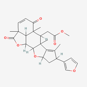 molecular formula C27H30O7 B1678885 印楝素 CAS No. 25990-37-8