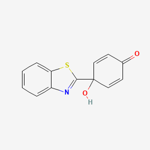 B1678908 4-(Benzothiazol-2-yl)-4-hydroxy-2,5-cyclohexadien-1-one CAS No. 485842-97-5