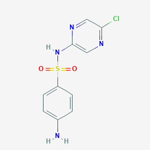 molecular formula C10H9ClN4O2S B167892 Sulfachlorpyrazine CAS No. 1672-91-9