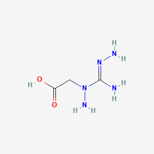 B1678924 Acetic acid, (1-(hydrazinoiminomethyl)hydrazino)- CAS No. 179474-69-2