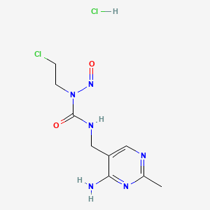 molecular formula C9H14Cl2N6O2 B1678935 尼莫司汀盐酸盐 CAS No. 55661-38-6