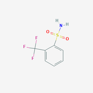 molecular formula C7H6F3NO2S B167894 2-(Trifluoromethyl)benzenesulfonamide CAS No. 1869-24-5