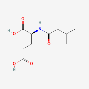 molecular formula C10H17NO5 B1678947 N-异戊酰谷氨酸 CAS No. 80154-63-8