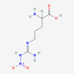 molecular formula C6H13N5O4 B1678959 硝基精氨酸 CAS No. 2149-70-4