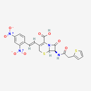 molecular formula C21H16N4O8S2 B1678963 硝基头孢菌素 CAS No. 41906-86-9