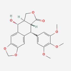 molecular formula C22H22O8 B1678966 鬼臼毒素 CAS No. 518-28-5