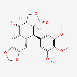 molecular formula C22H20O8 B1678967 鬼臼毒素 CAS No. 477-49-6