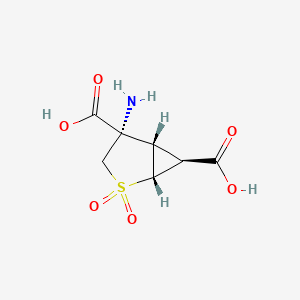 B1678998 (1R,4S,5S,6S)-4-Amino-2-thiabicyclo[3.1.0]hexane-4,6-dicarboxylic acid 2,2-dioxide CAS No. 635318-11-5