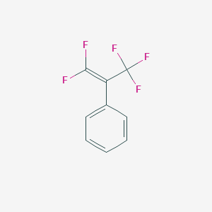 molecular formula C9H5F5 B167904 (1,1,3,3,3-五氟丙-1-烯-2-基)苯 CAS No. 1979-51-7