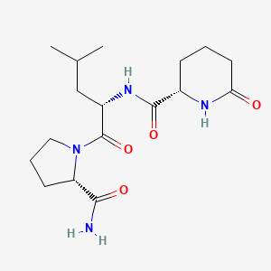 molecular formula C17H28N4O4 B1679052 普萨替林 CAS No. 78664-73-0