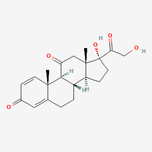 molecular formula C21H26O5 B1679067 Prednisone CAS No. 53-03-2