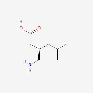molecular formula C8H17NO2 B1679071 普瑞巴林 CAS No. 148553-50-8