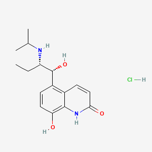 molecular formula C16H23ClN2O3 B1679088 Procaterol 盐酸半水合物 CAS No. 62929-91-3