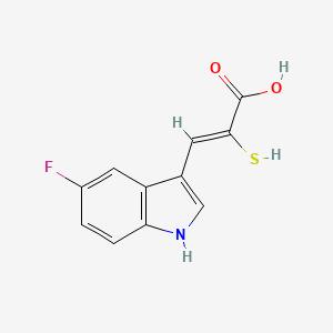 3-(5-Fluoro-3-indolyl)-2-mercapto-(Z)-2-propenoic Acid