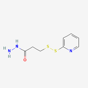 B1679144 3-(2-Pyridyldithio)propanoic acid hydrazide CAS No. 115616-51-8