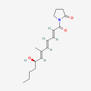 molecular formula C17H25NO3 B1679147 派西洛菌素 CAS No. 19504-77-9