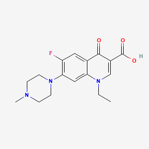 molecular formula C17H20FN3O3 B1679150 佩氟沙星 CAS No. 70458-92-3
