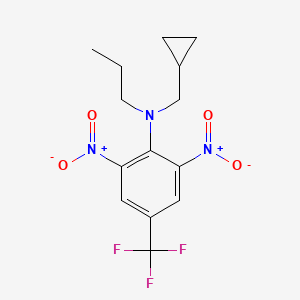 molecular formula C14H16F3N3O4 B1679168 丙氟灵 CAS No. 26399-36-0