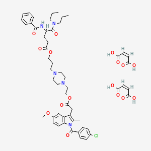 B1679171 Proglumetacin maleate CAS No. 59209-40-4