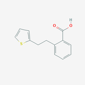 molecular formula C13H12O2S B167924 2-[2-(2-噻吩基)乙基]苯甲酸 CAS No. 1622-54-4