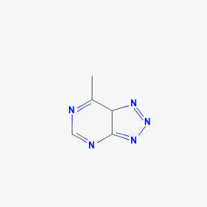B167925 2-Methyl-3,5,7,8,9-pentazabicyclo[4.3.0]nona-2,4,6,8-tetraene CAS No. 10179-83-6