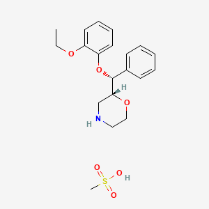 B1679250 Reboxetine mesylate CAS No. 98769-84-7