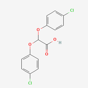 molecular formula C14H10Cl2O4 B1679254 Bis(4-chlorophenoxy)acetic acid CAS No. 29815-94-9