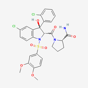 molecular formula C28H27Cl2N3O7S B1679262 雷可伐坦 CAS No. 150375-75-0