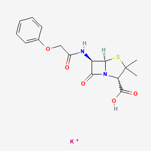 molecular formula C16H18KN2O5S+ B1679274 青霉素 V 钾 CAS No. 132-98-9