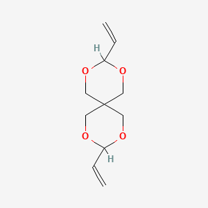 molecular formula C11H16O4 B1679280 3,9-Divinyl-2,4,8,10-tetraoxaspiro[5.5]undecane CAS No. 78-19-3