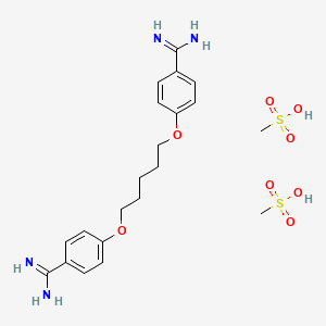 molecular formula C21H32N4O8S2 B1679288 Pentamidine mesylate CAS No. 6823-79-6