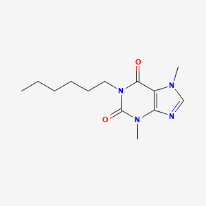 molecular formula C13H20N4O2 B1679301 Pentifylline CAS No. 1028-33-7