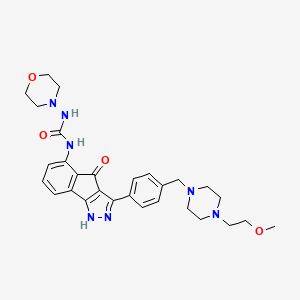 molecular formula C29H35N7O4 B1679314 RGB-286638 free base CAS No. 784210-88-4