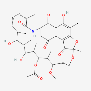 molecular formula C37H45NO12 B1679329 利福霉素 S CAS No. 13553-79-2