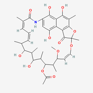 molecular formula C38H49NO11 B1679330 利福霉素 CAS No. 15105-92-7