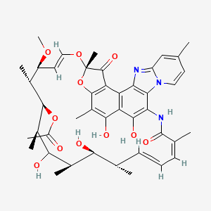 molecular formula C43H51N3O11 B1679331 利福昔明 CAS No. 80621-81-4