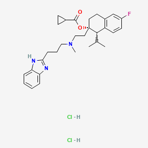 molecular formula C30H40Cl2FN3O2 B1679359 盐酸 NNC 55-0396 CAS No. 357400-13-6