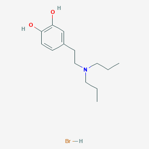 molecular formula C14H24BrNO2 B1679373 二丙基多巴胺盐酸盐 CAS No. 65273-66-7