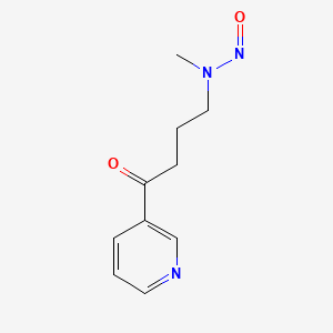 molecular formula C10H13N3O2 B1679377 4-(甲基亚硝胺)-1-(3-吡啶基)-1-丁酮 CAS No. 64091-91-4