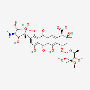 B1679386 Nogalamycin CAS No. 1404-15-5