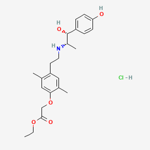 B1679394 Ritobegron ethyl hydrochloride CAS No. 476333-91-2